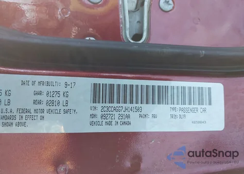 2018 Chrysler 300 300S Awd from USA, damaged, VIN 2C3CCAGG7JH141503